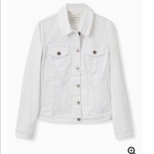 DENIM JACKET - WHITE